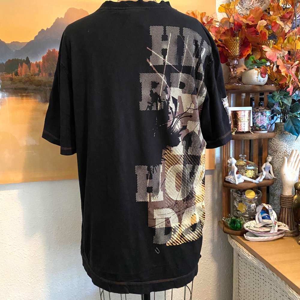 Five Elementz T-Shirt Y2K Streetwear Hip Hop Mens 2XL Hello Brooklyn Black Tee - Picture 2 of 6